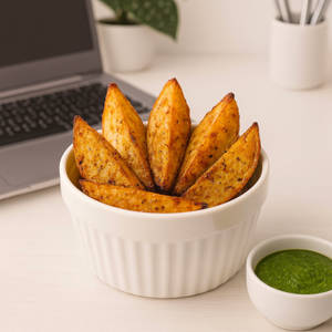 Kasundi Potato Wedges