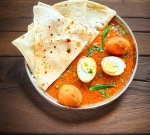 Egg curry combo