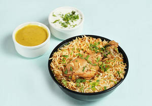 Hyerabadi Chicken Biryani In Bowl
