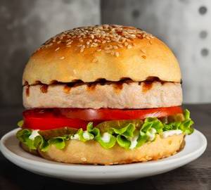 Crispy veg burger
