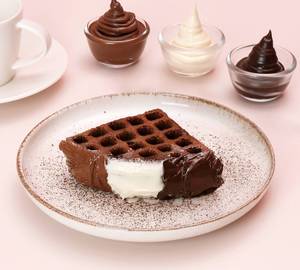 Triple Chocolate Waffle