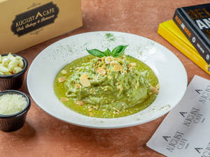 Jain Creamy Pesto Pasta