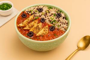 Italian Chunky Paneer Steak Risotto Bowl