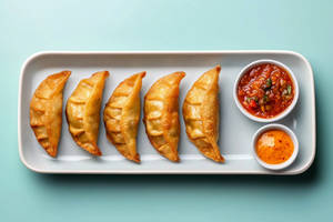 Fried Veg Cheese Momos