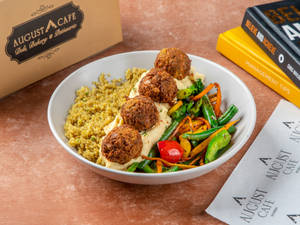 Falafel Mediterranean Healthy Meal Bowl