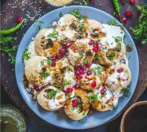 Cheese dahi puri [8 pieces]