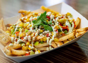 Cheesy Corn Loaded Fries