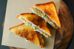 Cheese corn sandwich