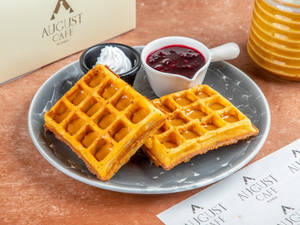 Peanut Butter Waffles [1 piece]