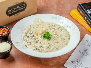 Forest Mushroom With Truffle Oil Risotto