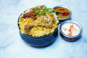 Mini Chicken Biryani + Chilli Chicken