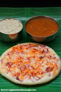 Onion uttapam