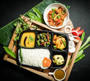 Chicken Fry Thali