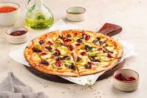 Vegetable cheese pizza 8 inches