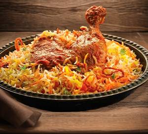 Leg piece biryani