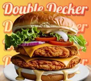 Chicken Double Decker Burger