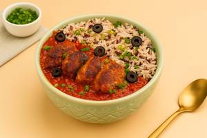 Italian Chunky Chicken Patty Risotto Bowl