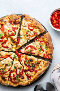 Red-pepper Pizza