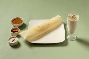 1 Mini Dosa + Butter Milk