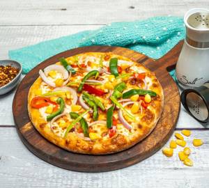 Veg over loaded pizza [ 8 Inches ]