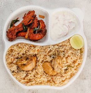 Chicken Biryani+chicken 64 Combo
