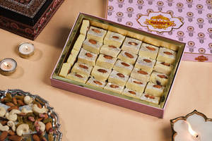 Khoya Badam Burfi