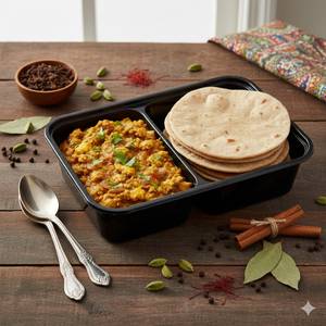 Roti [3 Pcs] + Egg Tadka [150 Gm]
