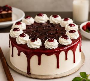 Eggless Blueberry Cake
