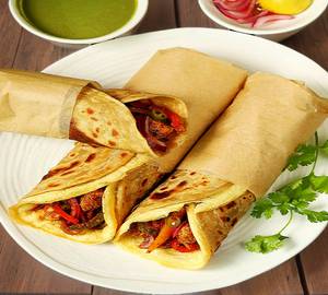 Anda Chicken Tikka Roll (with Extra Egg)