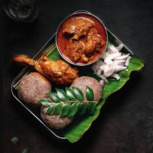 Ragi Sangati With Kodi Kura