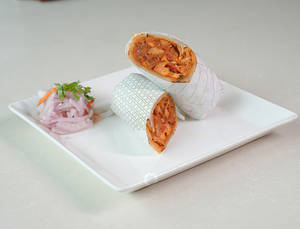 Chicken Paratha Tikka Roll