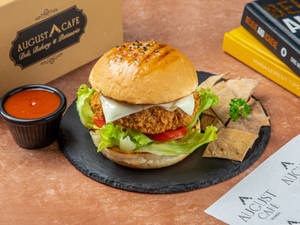 Crunchy Cottage Cheese Burger