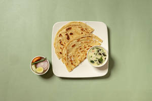 1 Malabar Paratha With Stew