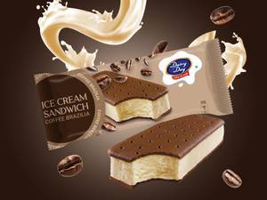 Coffee Brazilia  Ice Cream Sandwich[70ml}