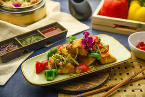 Green & Red Pepper Paneer