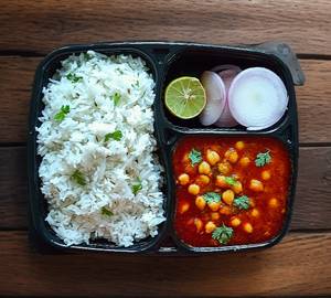 Chole Rice meal