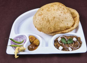 Chole Bhature Plain