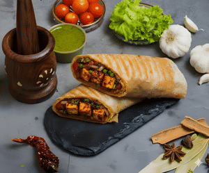 Schezwan Paneer Wrap
