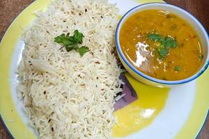 Daal + jeera rice