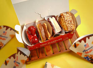 Chocolate Celebration Box Of 6 Sugar Free Mini Waffles