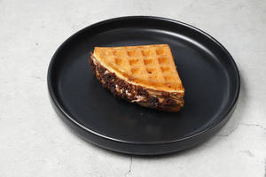 Brownie Blast Waffle Sandwich (half)