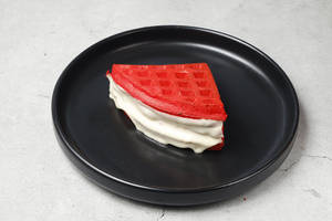 The Red Wonder Waffle Sandwich (half)