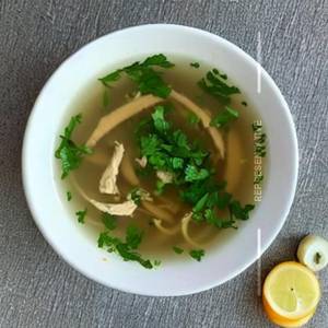Chicken Lemon Coriander Soup 