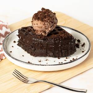 Brownie Ice Cream Waffle
