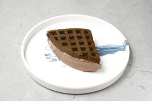 Milk Choco Overload Waffle Sandwich (half)