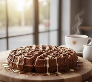 Double choco waffle