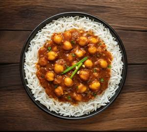 Chana Masala Rice Bowl