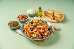 Fiery Arrabiata Veg Pasta (Red Sauce)