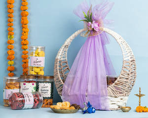 Lavender Basket Hamper