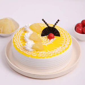 Eggless pineapple cake [450 g]